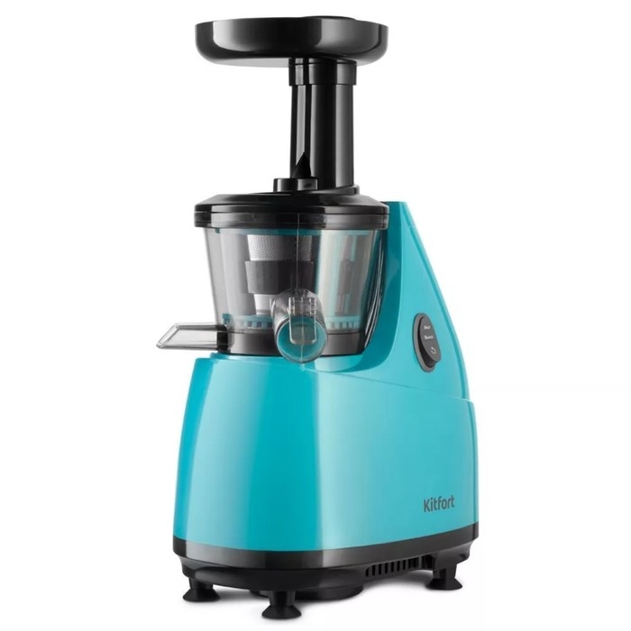 Соковыжималка Kitfort КТ-1161, шнековая, 150 Вт, 0.6/0.6 л, 50 об/мин, сине-чёрная Соковыжималка Kitfort КТ-1161, шнековая, 150 Вт, 0.6/0.6 л, 50 об/мин, сине-чёрная