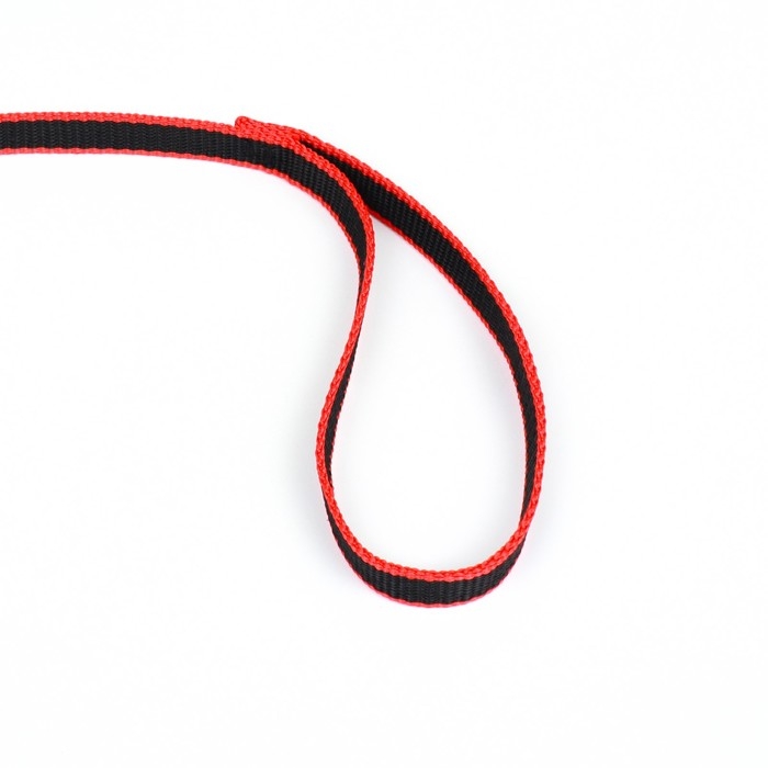 Поводок 2 м х 1,5 см, чёрно-красный Поводок 2 м х 1,5 см, чёрно-красный