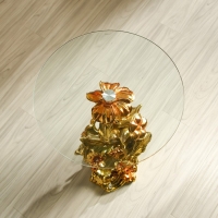 Стол декоративный "Цветник" золото 45х45х82 см Стол декоративный "Цветник" золото 45х45х82 см