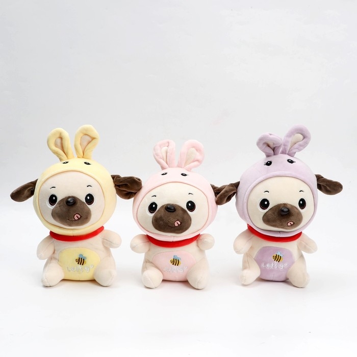 Мягкая игрушка &laquo;Мопсик&raquo;, цвета МИКС