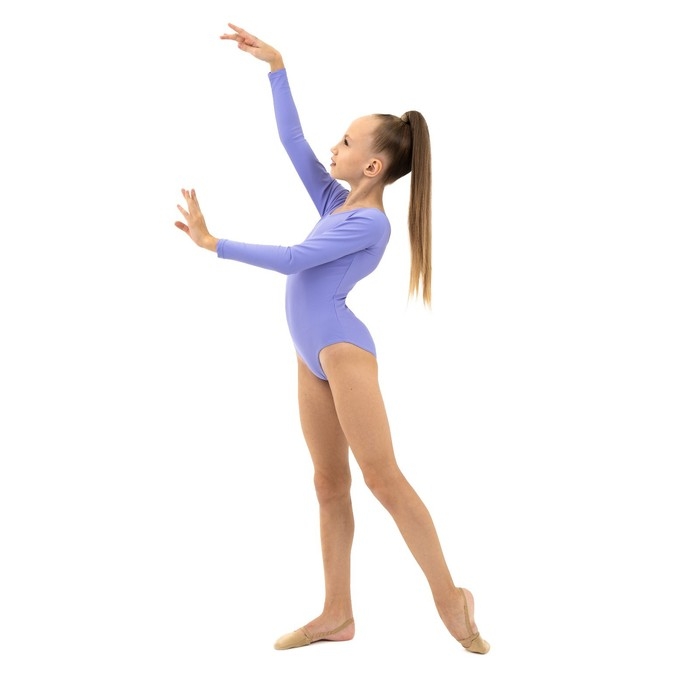 Купальник для гимнастики и танцев Grace Dance, р. 28, цвет сирень