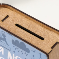 Копилка-шкатулка "Люблю Питер" 14х12х5 см