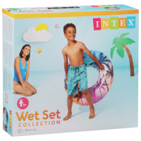 Круг для плавания «Узоры», с ручками, d=97 см, от 9 лет, цвет МИКС, 58263NP INTEX Круг для плавания «Узоры», с ручками, d=97 см, от 9 лет, цвет МИКС, 58263NP INTEX