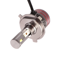 Автолампа светодиодная Н4, 12 В, 30 Вт, 2160 Лм, провод 20 см, свет белый, 2 шт Автолампа светодиодная Н4, 12 В, 30 Вт, 2160 Лм, провод 20 см, свет белый, 2 шт