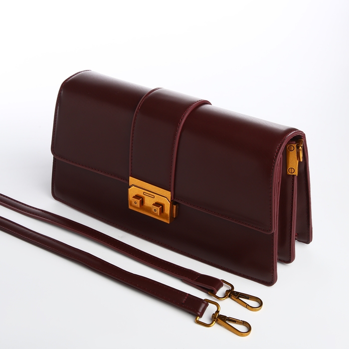 Сумка женская TEXTURA, средний размер, цвет тёмно-коричневый Сумка женская TEXTURA, средний размер, цвет тёмно-коричневый