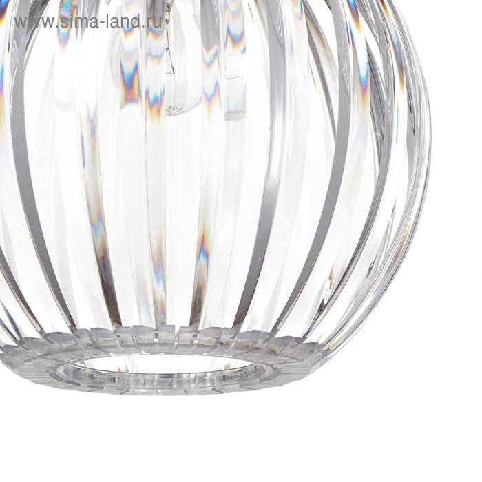 Светильник BayerLux 3330/1, 1хЕ27 15Вт, прозрачный 21х24+60 см