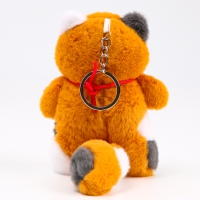 Мягкая игрушка «Котик» на брелоке, 14 см, цвет коричневый Мягкая игрушка «Котик» на брелоке, 14 см, цвет коричневый