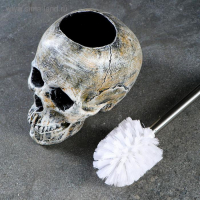 Подставка под ёрш "Череп" 16х15х22см (ершик н/сталь) Подставка под ёрш "Череп" 16х15х22см (ершик н/сталь)