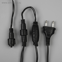 Гирлянда «Бахрома» 3 × 0.6 м, IP44, УМС, тёмная нить, 160 SMD-LED, свечение тёплое белое, 220 В Гирлянда «Бахрома» 3 × 0.6 м, IP44, УМС, тёмная нить, 160 SMD-LED, свечение тёплое белое, 220 В