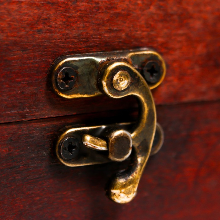 Шкатулка дерево сундучок (набор 2 шт) Шкатулка дерево сундучок (набор 2 шт) "Викторианские" 17,5х11,5х11,5 см; 21х15,5х15 см