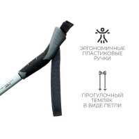 Палки лыжные стеклопластиковые, длина 135 см, цвета МИКС Палки лыжные стеклопластиковые, длина 135 см, цвета МИКС