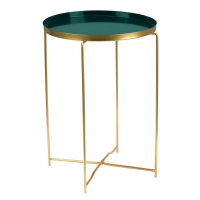 Кофейный столик "Грин" YS-8588, золотой 36х47 см