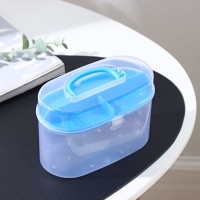 Органайзер для хранения со вставкой, 15&times;7,5&times;10 см, цвет МИКС