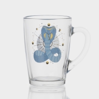 Кружка стеклянная кофейная &laquo;Мистические змеи&raquo;, 300 мл, МИКС