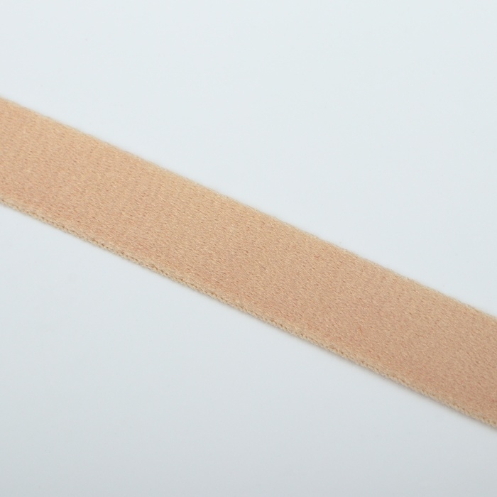 Лента тоннельная, двухстрочная, 10 мм, 10 &plusmn; 0,5 м, цвет бежевый