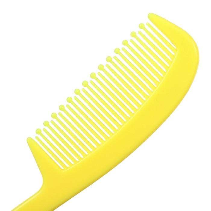 Набор расчесок с погремушкой &laquo;Малыш&raquo;, 2 шт., цвет желтый, рисунок МИКС