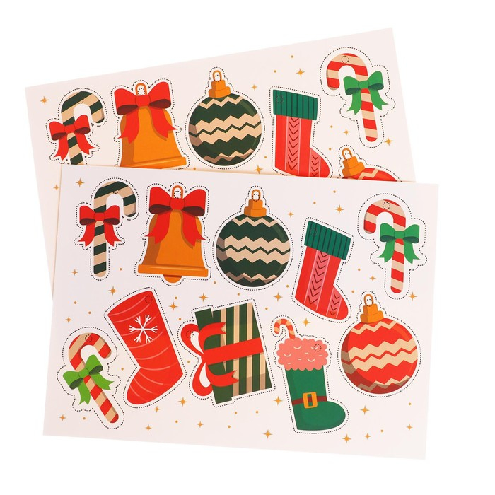 Новогодний подарок. Развивающий набор с играми &laquo;Новый год! Посылка от Деда Мороза&raquo;