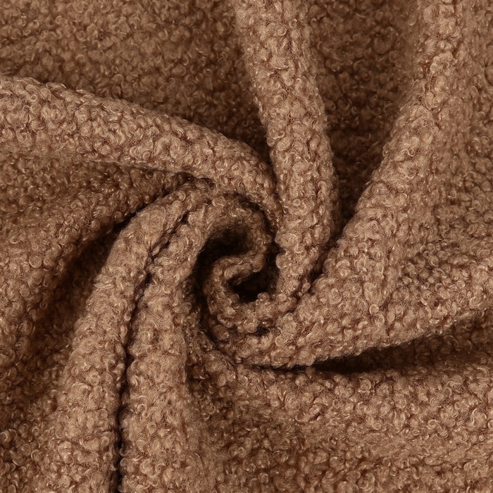 Лоскут мех &laquo;Барашек&raquo;, 50 &times; 50 см, 500 г/м, цвет коричневый №29