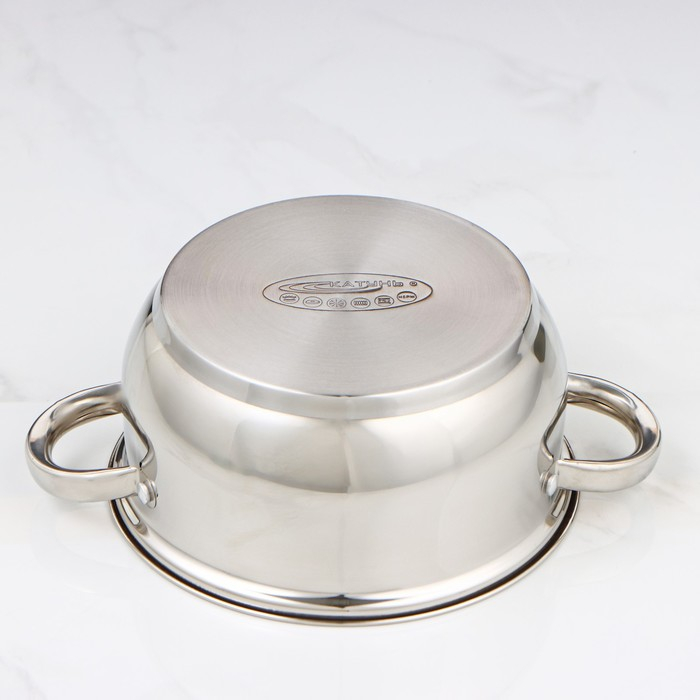 Кастрюля &laquo;Гретта&raquo;, 3.2 л, d=20 см, капсульное дно, индукция