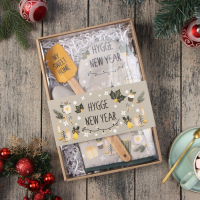 Новогодний набор подарочный "Hygge" варежка-прихватка, лопатка силикон