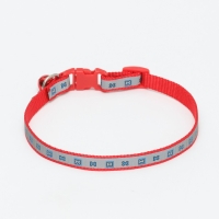 Ошейник "Кость" светоотражающий, 31 х 1 см, красный Ошейник "Кость" светоотражающий, 31 х 1 см, красный