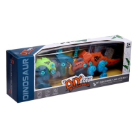 Конструктор винтовой «Мир динозавров», набор 2 штуки, 2 отвёртки 4 карточки, 50 деталей Конструктор винтовой «Мир динозавров», набор 2 штуки, 2 отвёртки 4 карточки, 50 деталей