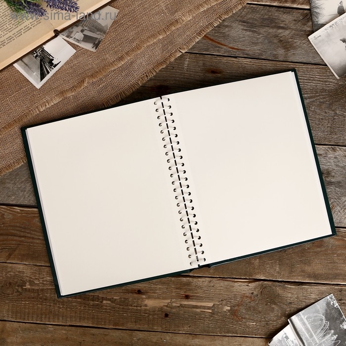 Фотоальбом Fotografia магнитный, 20 листов, 23х28 см, "Классика" зелёный