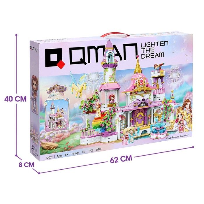 Конструктор Принцессы &laquo;Цветочный дворец&raquo;, 1138 деталей