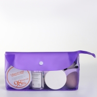 Косметичка на кнопке, цвет фиолетовый Косметичка на кнопке, цвет фиолетовый