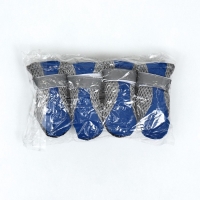 Ботинки для собак "Комфорт +", размер XL (5, 9 х 4, 8 см), синие Ботинки для собак "Комфорт +", размер XL (5, 9 х 4, 8 см), синие