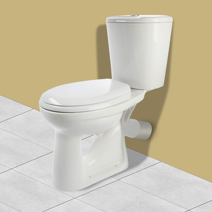 Унитаз компакт ЛЗСФ "Комфорт Стандарт NEW", нижняя подводка, сиденье, кнопка