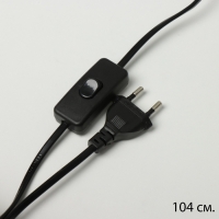 Лампа настольная "Луиза" 1x60Вт E27 черный 25х25х41см