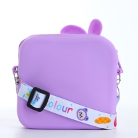 Сумка детская на молнии &laquo;Выбражулька&raquo;, цвет сиреневый