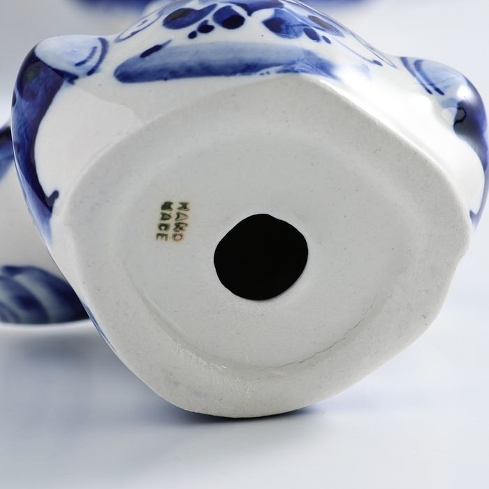 Сувенир &laquo;Слон Чайник&raquo;, 9 см, гжель