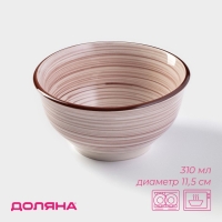 Миска керамическая &laquo;Искушение&raquo;, 310 мл, d=11,5 см, цвет розовый