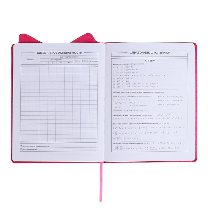 Дневник школьный для 1-11 классов, БОСС ШПИЦ, твёрдая обложка с поролоном, искусственная кожа, фигурная вырубка, ляссе, универсальная шпаргалка, 48 листов, блок 80г/м2