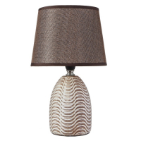 Лампа настольная 16720/1 E14 40Вт шоколадный 16,5х16,5х28 см RISALUX Лампа настольная 16720/1 E14 40Вт шоколадный 16,5х16,5х28 см RISALUX