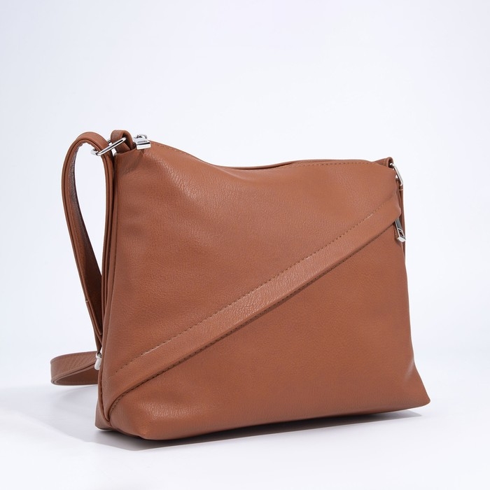 Сумка кросс-боди на молнии, цвет рыжий Сумка кросс-боди на молнии, цвет рыжий