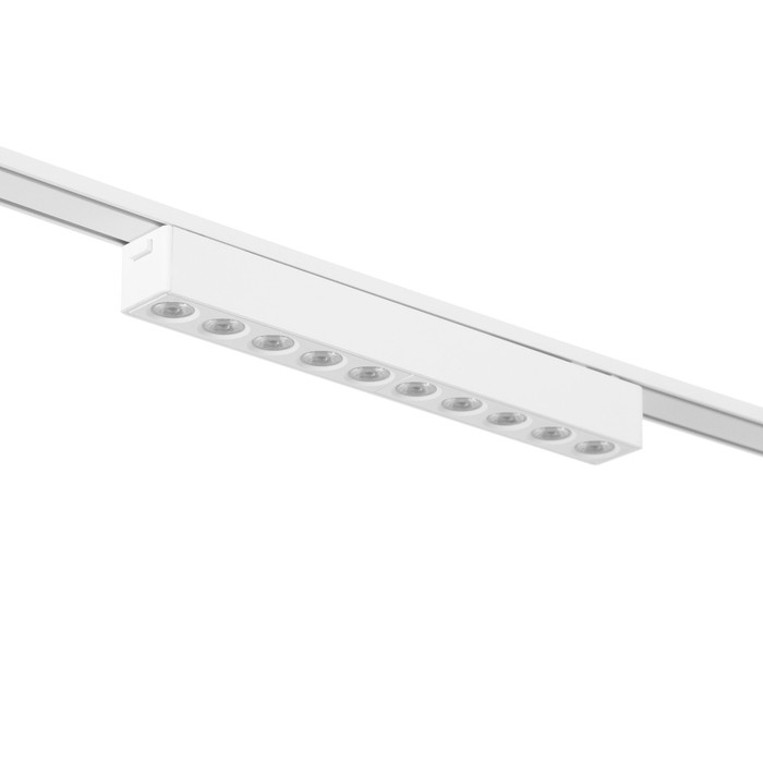 Светильник трековый ULTRA Светильник трековый ULTRA "Линза" LED 12Вт 3000K-5700К CRI90 белый 23х2,6х2,4см