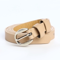 Ремень жен 01-01-02-01 Июнь14, 1,1*0,3*110 см, пряжка металл, 1 прокол, бежевый Ремень жен 01-01-02-01 Июнь14, 1,1*0,3*110 см, пряжка металл, 1 прокол, бежевый