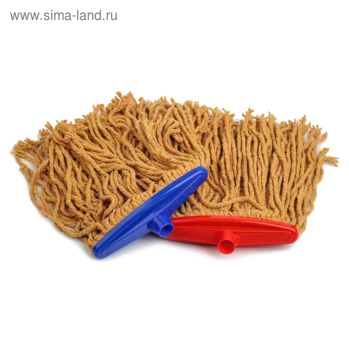 Насадка для швабры верёвочная Доляна, хлопок, 29&times;21,5&times;4,5 см, цвет МИКС