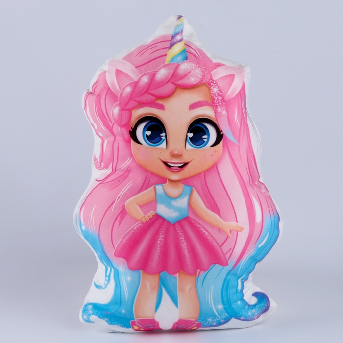 Подушка декоративная Подушка декоративная "Девочка-единорожка"