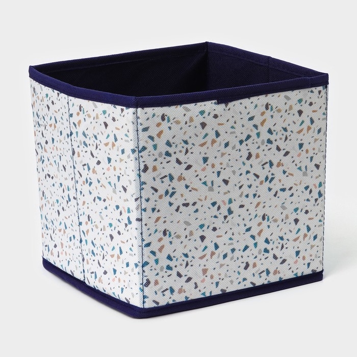 Короб для хранения Доляна &laquo;Мармелад&raquo;, 19&times;19&times;19 см, цвет белый