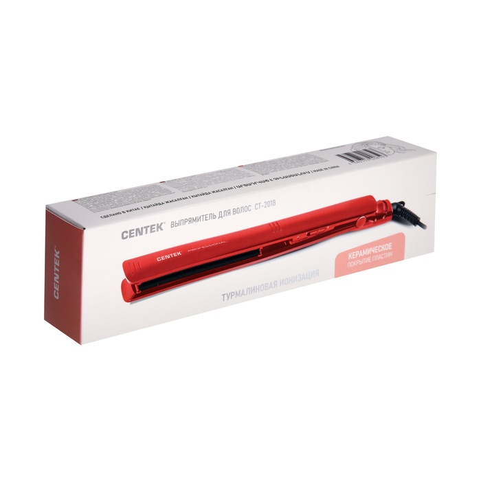 Выпрямитель Centek CT-2018, 50 Вт, керамика, пластины 120х25 мм, до 230&deg;C, LED, красный