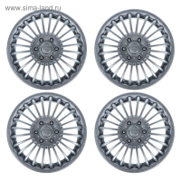 Колпаки колесные R15 "МИНИ-КУПЕР", серебристый, набор 4 шт. Колпаки колесные R15 "МИНИ-КУПЕР", серебристый, набор 4 шт.