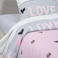 Постельное бельё 1,5сп Артпостель &laquo;Гламур&raquo; размер 143х215, 150х220, 70х70см 2шт бязь 120г/м хлопок 100%