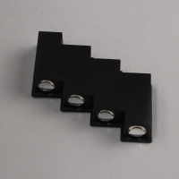 Светильник фасадный &laquo;Луч&raquo;, FSD-012, 8 Вт, 3000К, 4 луча, IP65, 220 В, металл, черный