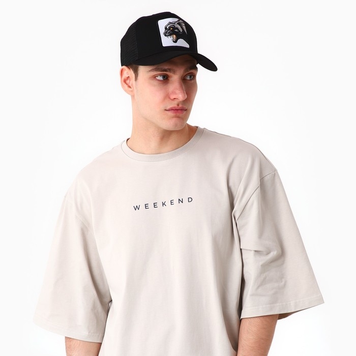 Кепка «Пантера», цвет чёрный, р-р 56 Кепка «Пантера», цвет чёрный, р-р 56