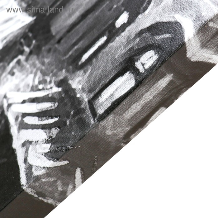 Картина-холст на подрамнике "Под дождём" 60х100 см