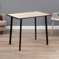 Стол обеденный МОДЕРН МИНИ LAKSI, 892х585х750, чёрный /дуб ирландский